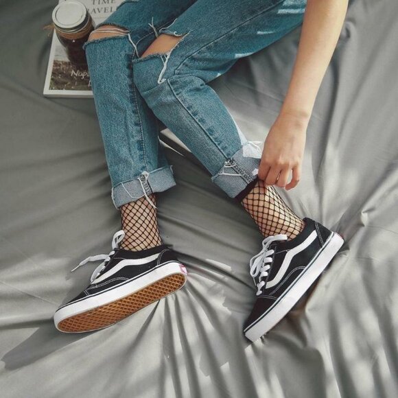 3 Pairs Woman Pure Fashion Sexy Stockings Tights Mesh Black Fishnet Socks - Picture 4 of 7